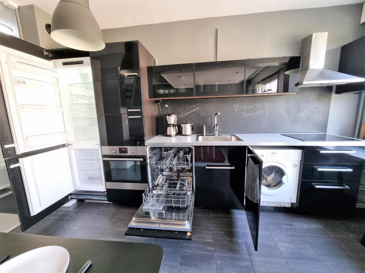Central Gem With Sauna - Big Two-Room Apartment Free Parking Tampere Dış mekan fotoğraf